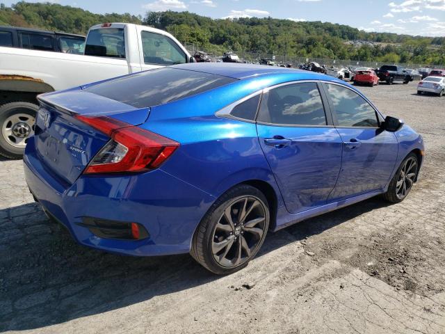 2HGFC2F87KH574783 - 2019 HONDA CIVIC SPORT BLUE photo 3