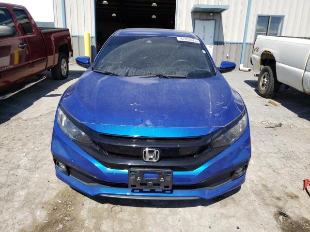 2HGFC2F87KH574783 - 2019 HONDA CIVIC SPORT BLUE photo 5
