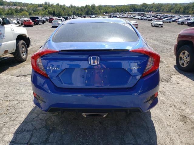 2HGFC2F87KH574783 - 2019 HONDA CIVIC SPORT BLUE photo 6