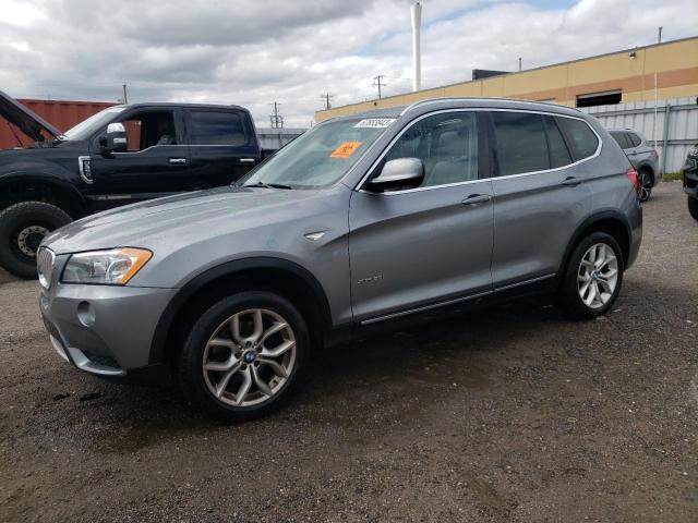 5UXWX9C51D0D00297 - 2013 BMW X3 XDRIVE28I GRAY photo 1