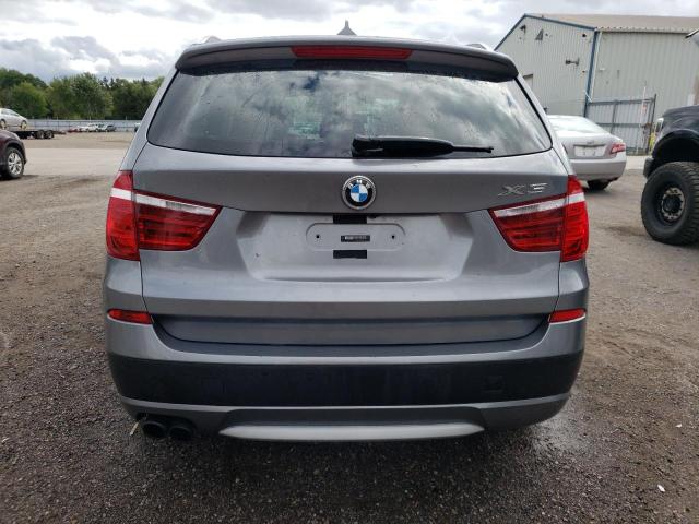 5UXWX9C51D0D00297 - 2013 BMW X3 XDRIVE28I GRAY photo 6