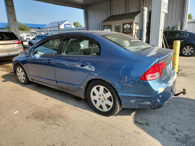 1HGFA16598L016614 - 2008 HONDA CIVIC LX BLUE photo 2