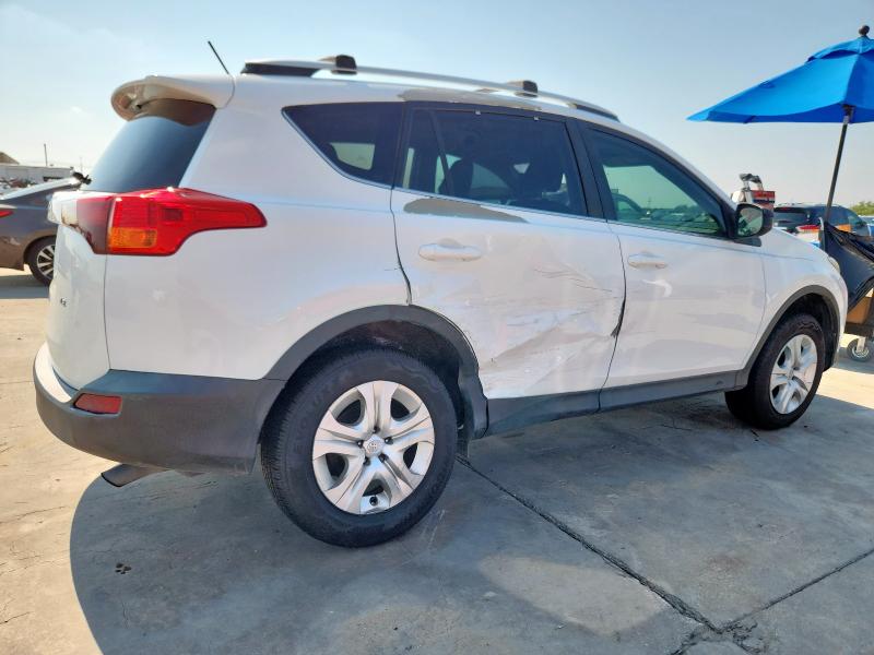 2T3ZFREV9EW096423 - 2014 TOYOTA RAV4 LE WHITE photo 3