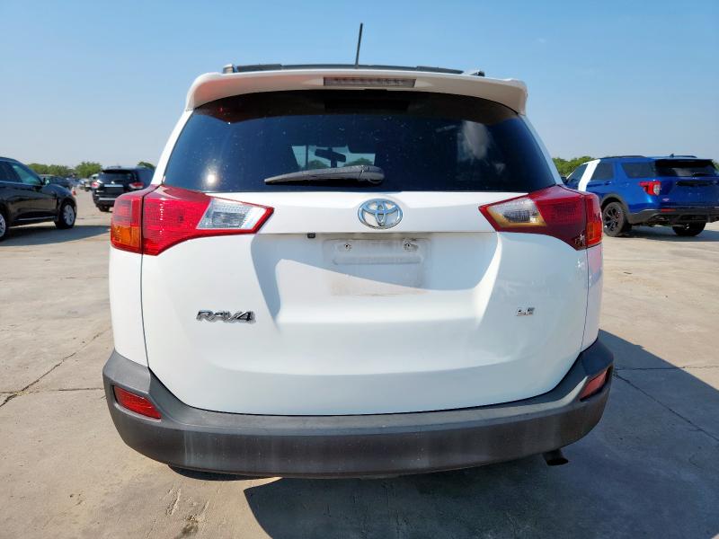2T3ZFREV9EW096423 - 2014 TOYOTA RAV4 LE WHITE photo 6