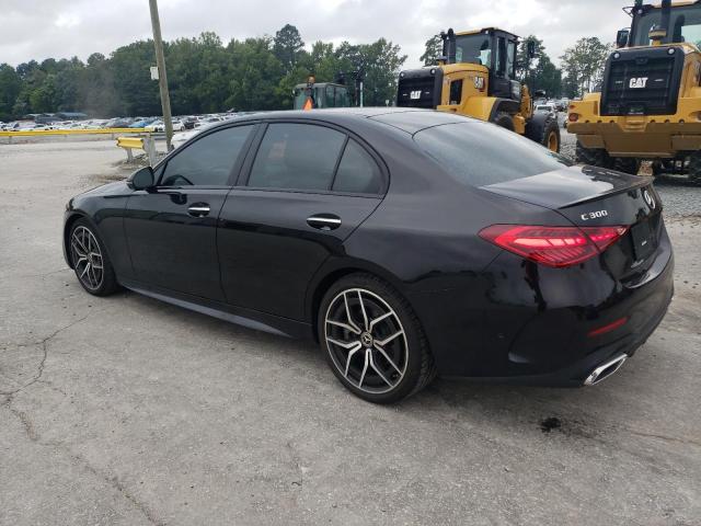 W1KAF4HBXRR186144 - 2024 MERCEDES-BENZ C 300 4MATIC BLACK photo 2