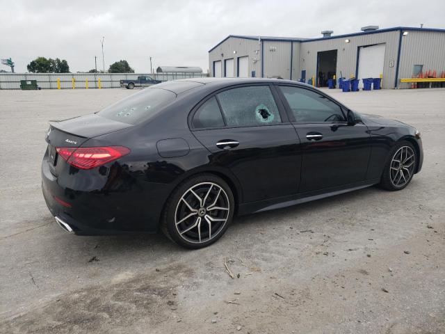 W1KAF4HBXRR186144 - 2024 MERCEDES-BENZ C 300 4MATIC BLACK photo 3