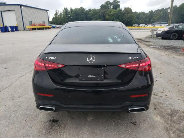 W1KAF4HBXRR186144 - 2024 MERCEDES-BENZ C 300 4MATIC BLACK photo 6
