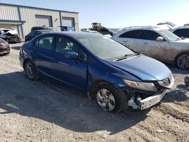 19XFB2F51EE086551 - 2014 HONDA CIVIC LX BLUE photo 4