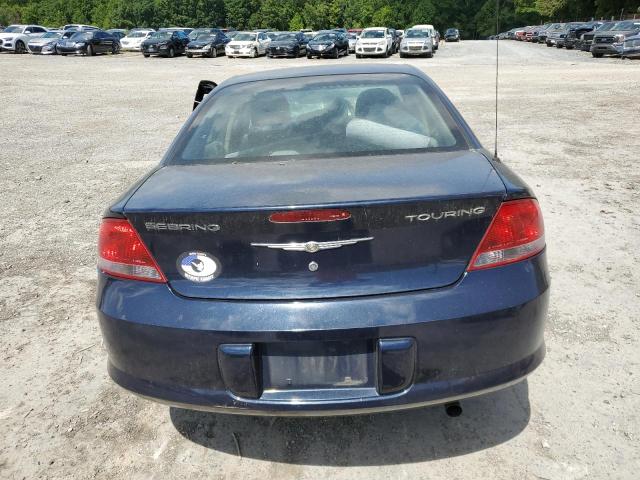 1C3AL56R76N233775 - 2006 CHRYSLER SEBRING TOURING BLUE photo 6