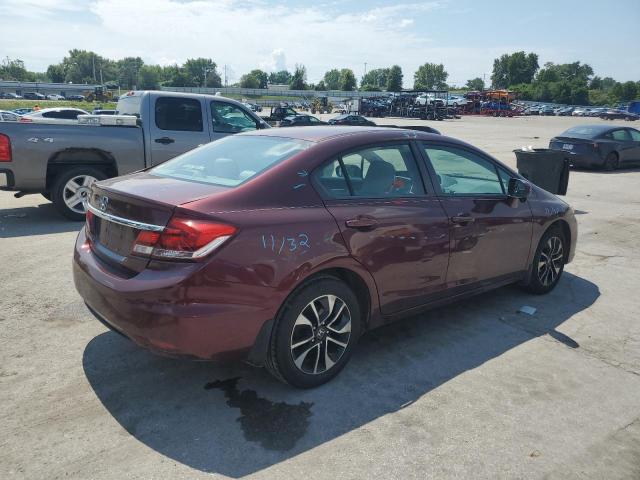 19XFB2F82EE017345 - 2014 HONDA CIVIC EX 红色 照片 3