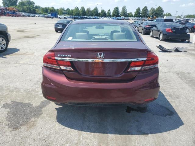19XFB2F82EE017345 - 2014 HONDA CIVIC EX 红色 照片 6