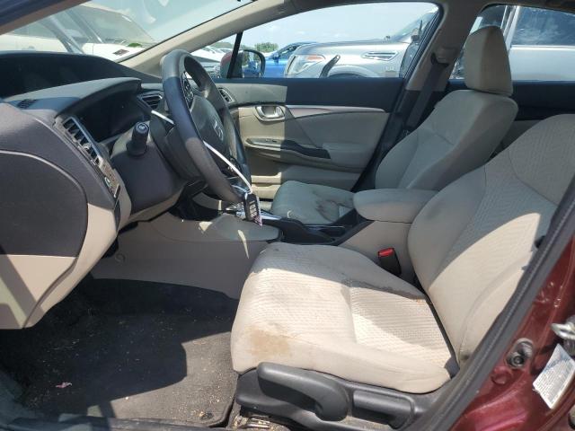 19XFB2F82EE017345 - 2014 HONDA CIVIC EX 红色 照片 7