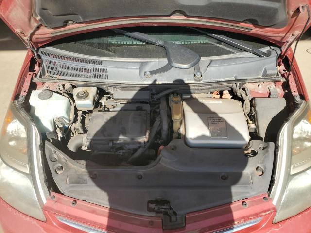 JTDKB20U973287414 - 2007 TOYOTA PRIUS RED photo 11