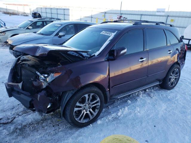 2HNYD284X8H501344 - 2008 ACURA MDX TECHNOLOGY MAROON photo 1