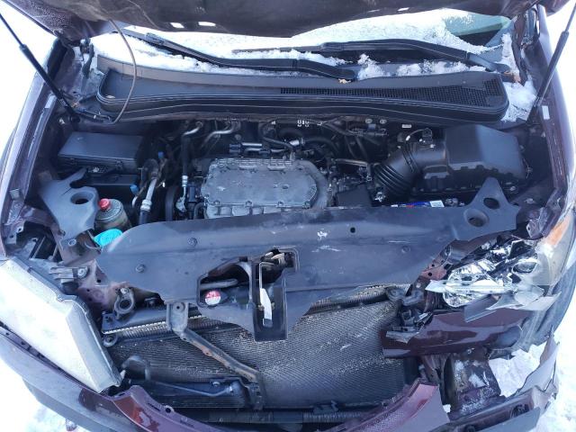 2HNYD284X8H501344 - 2008 ACURA MDX TECHNOLOGY MAROON photo 11