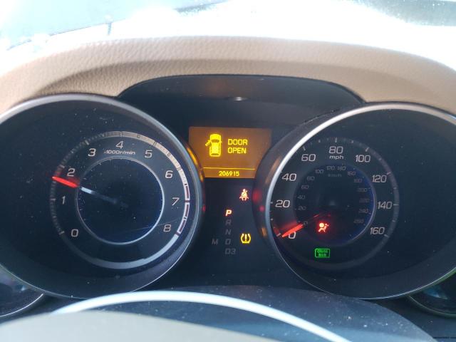 2HNYD284X8H501344 - 2008 ACURA MDX TECHNOLOGY MAROON photo 9