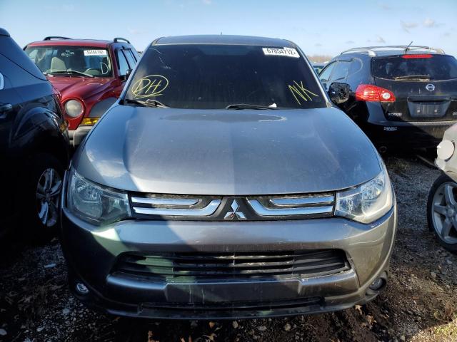 JA4AD2A34EZ010752 - 2014 MITSUBISHI OUTLANDER ES GRAY photo 5