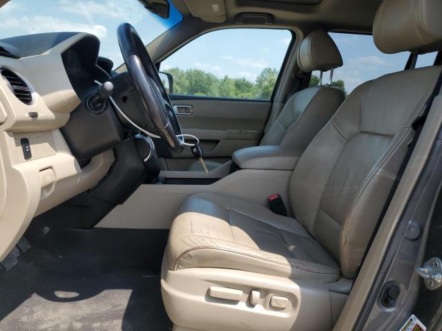 5FNYF48689B020688 - 2009 HONDA PILOT EXL GRAY photo 7