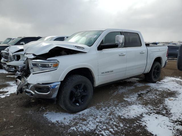 1C6SRFKT0KN704866 - 2019 RAM 1500 LONGHORN WHITE photo 1