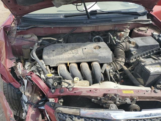 1NXBR32E85Z349640 - 2005 TOYOTA COROLLA CE RED photo 11