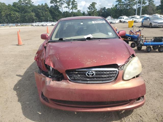 1NXBR32E85Z349640 - 2005 TOYOTA COROLLA CE RED photo 5