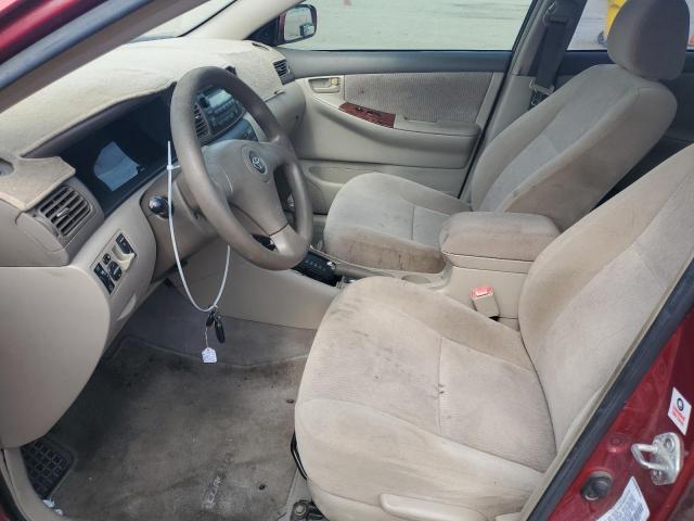 1NXBR32E85Z349640 - 2005 TOYOTA COROLLA CE RED photo 7