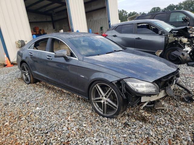 WDDLJ7DB1CA009289 - 2012 MERCEDES-BENZ CLS 550 BLUE photo 4