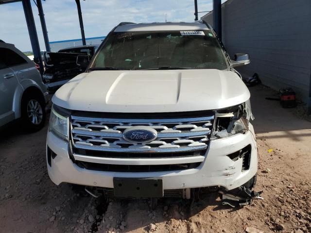 1FM5K7D82JGC28529 - 2018 FORD EXPLORER XLT თეთრი ფოტო 5