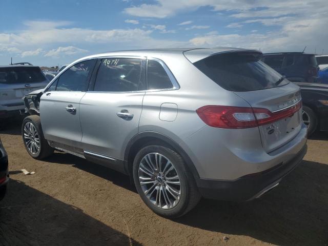 2LMTJ6LR1GBL44629 - 2016 LINCOLN MKX RESERVE 银色 照片 2