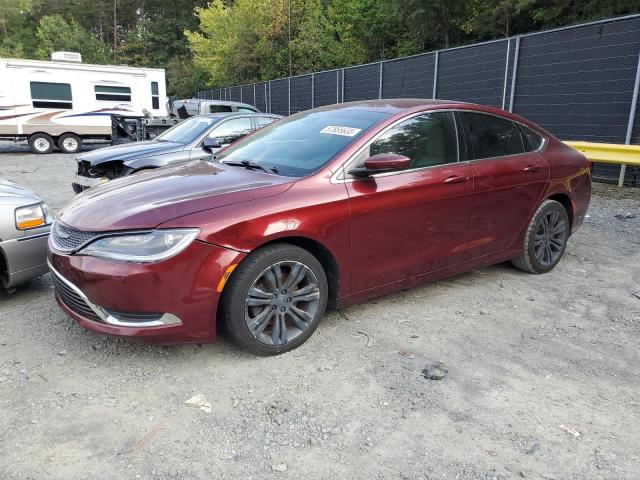 1C3CCCABXFN753797 - 2015 CHRYSLER 200 LIMITED BURGUNDY photo 1