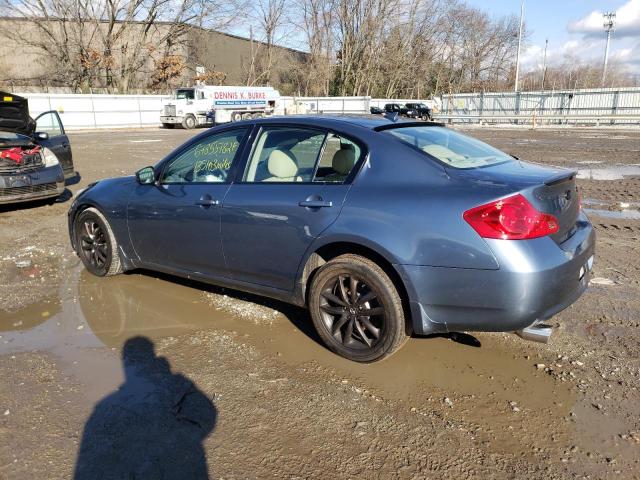 JNKCV61F19M352027 - 2009 INFINITI G37 BLUE photo 2