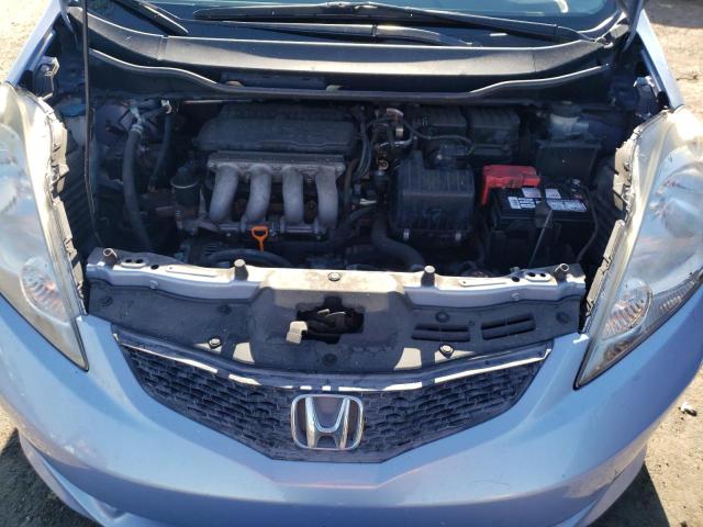 JHMGE8H43AC024586 - 2010 HONDA FIT SPORT SILVER photo 11