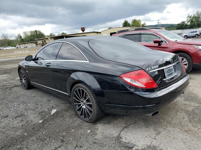 WDDEJ76X97A004803 - 2007 MERCEDES-BENZ CL 600 BLACK photo 2