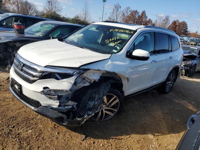 5FNYF6H93HB095836 - 2017 HONDA PILOT TOURING WHITE photo 1