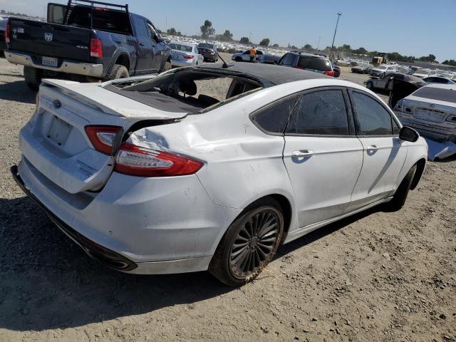 3FA6P0K92GR320308 - 2016 FORD FUSION TITANIUM WHITE photo 3