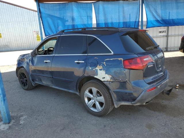 2HNYD2H37CH524905 - 2012 ACURA MDX TECHNOLOGY BLUE photo 2