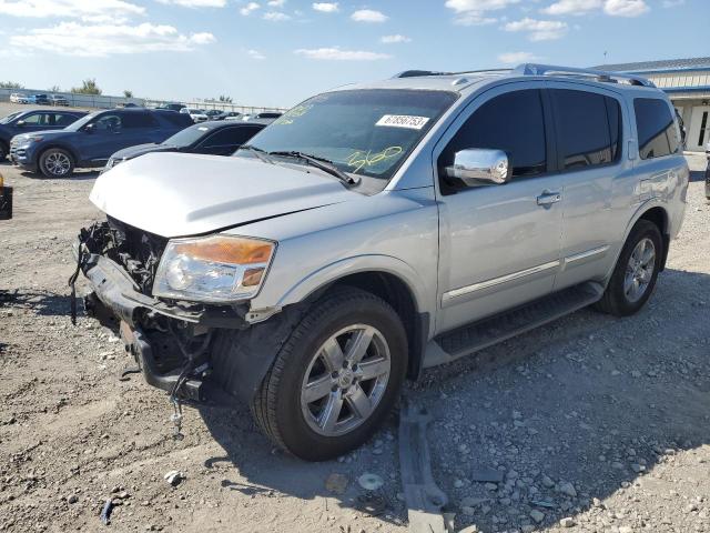 5N1BA0NE5BN622671 - 2011 NISSAN ARMADA PLATINUM SILVER photo 1