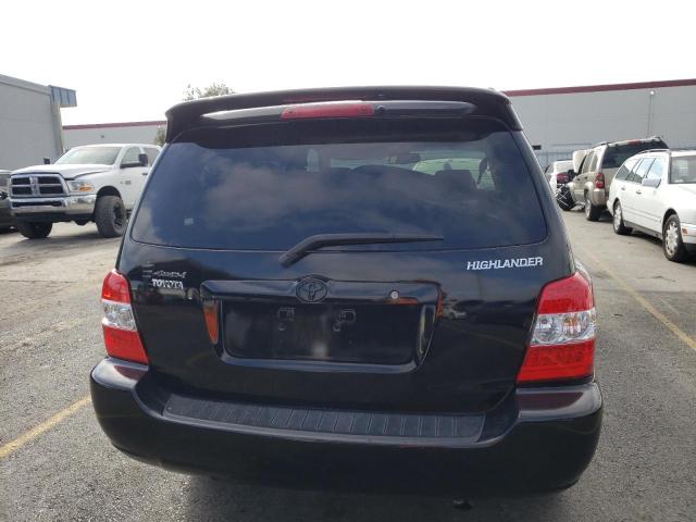 JTEEW21A170045543 - 2007 TOYOTA HIGHLANDER HYBRID BLACK photo 6