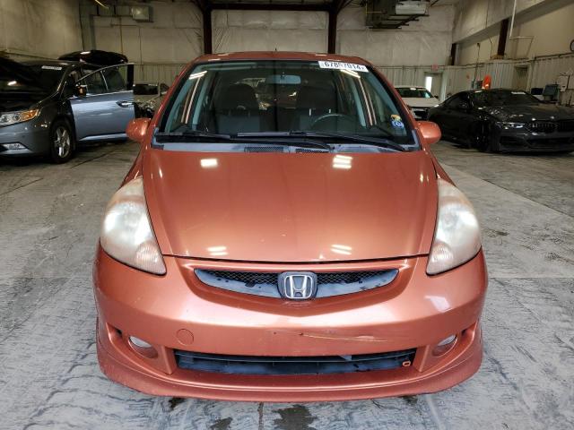 JHMGD38677S053286 - 2007 HONDA FIT S 橙色 照片 5