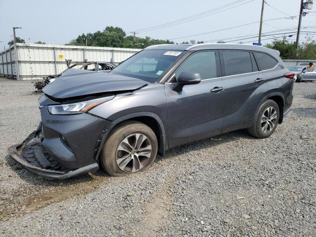 5TDHZRBH3LS036525 - 2020 TOYOTA HIGHLANDER XLE GRAY photo 1