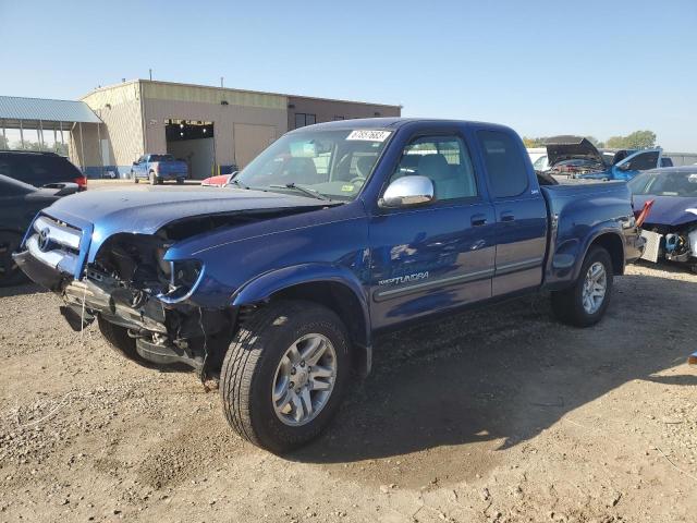 5TBRT34125S469686 - 2005 TOYOTA TUNDRA ACCESS CAB SR5 BLUE photo 1