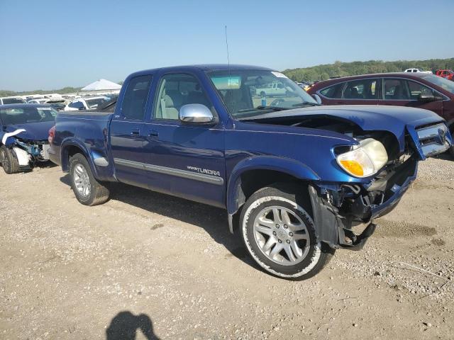 5TBRT34125S469686 - 2005 TOYOTA TUNDRA ACCESS CAB SR5 BLUE photo 4