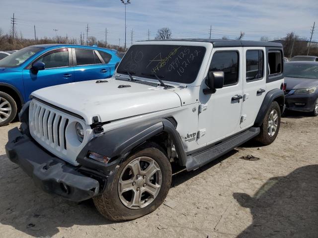 1C4HJXDG5LW106364 - 2020 JEEP WRANGLER U SPORT WHITE photo 1