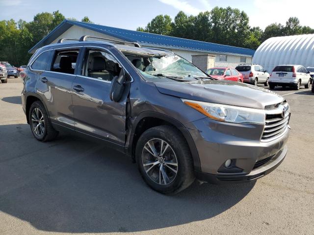 5TDJKRFH2GS280737 - 2016 TOYOTA HIGHLANDER XLE GRAY photo 4