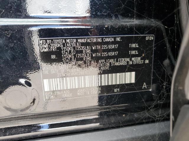 2T3W1RFV6RC288163 - 2024 TOYOTA RAV4 XLE 黑色 照片 14