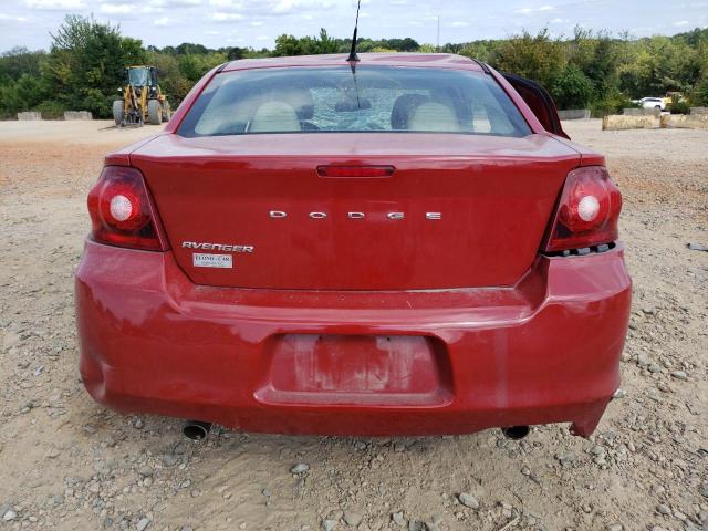 1B3BD2FG2BN524738 - 2011 DODGE AVENGER LUX RED photo 6