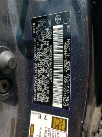 JTDKARFP5H3000696 - 2017 TOYOTA PRIUS PRIM 灰色 照片 12