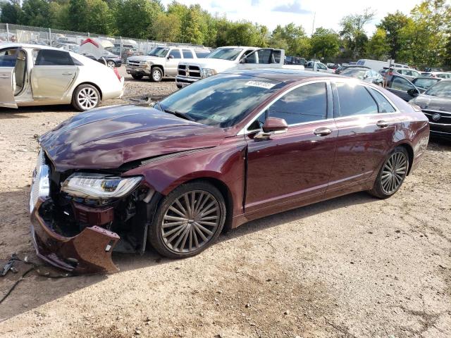 3LN6L5F96HR644906 - 2017 LINCOLN MKZ RESERVE ბურგუნდია ფოტო 1
