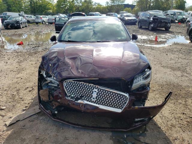 3LN6L5F96HR644906 - 2017 LINCOLN MKZ RESERVE BURGUNDY photo 5