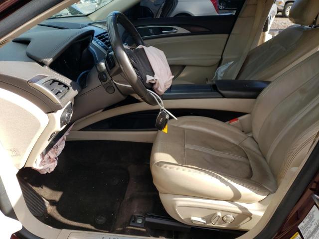 3LN6L5F96HR644906 - 2017 LINCOLN MKZ RESERVE ბურგუნდია ფოტო 7